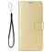 Mobigear Wallet Housse HONOR X7 Etui Porte-Monnaie - Or