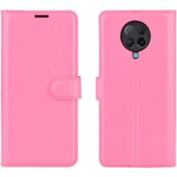 Mobigear Classic Housse POCO F2 Pro Etui Porte-Monnaie - Magenta