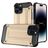 Mobigear Outdoor Coque iPhone 14 Pro Max Coque arrière Rigide Anti-Chocs - Or