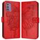 Mobigear Butterfly Housse Nokia G42 Etui Porte-Monnaie - Rouge