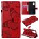 Mobigear Butterfly Housse OPPO Reno 4 Etui Porte-Monnaie - Rouge
