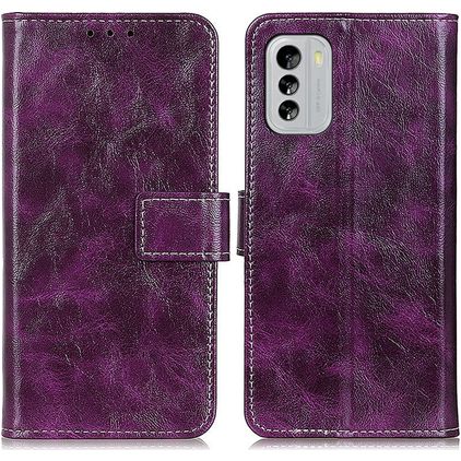 Mobigear Basic Nokia G60 5G Étui Portefeuille - Violet