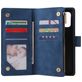 Mobigear Zipper Housse Samsung Galaxy S10 Lite Etui Porte-Monnaie - Bleu