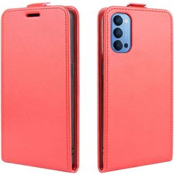 Mobigear OPPO Reno 4 Étui à rabat - Rouge