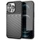 Mobigear Groove Coque iPhone 13 Pro Max Coque arrière en TPU Souple - Noir