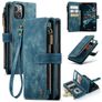 Caseme C30 Housse iPhone 14 Plus Etui Porte-Monnaie - Bleu