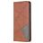 Mobigear Rhombus Slim Housse Huawei P40 Etui - Marron
