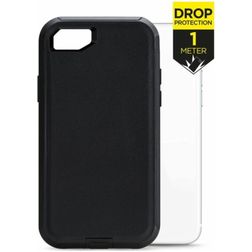 Mobilize Defender Coque iPhone SE (2020) Coque arrière Rigide Anti-Chocs - Noir