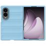 Mobigear Bumpy Coque Samsung Galaxy Z Fold 8 Coque arrière en TPU Souple - Bleu