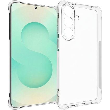 Mobigear Cushion Coque Transparente Samsung Galaxy S26 Plus Coque arrière en TPU Souple - Transparent