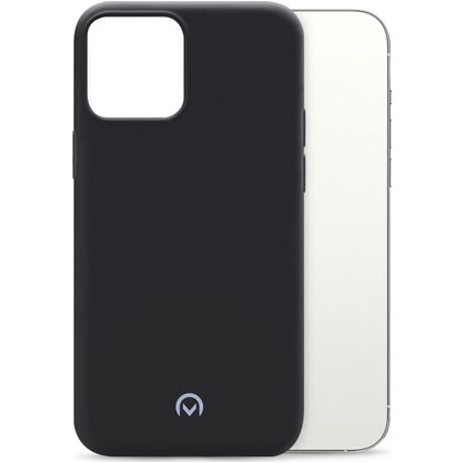 Mobilize Rubber Gelly Coque iPhone 13 Pro Max Coque arrière en TPU Souple - Matt Black