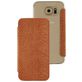 Mobilize Slim Booklet Housse Samsung Galaxy S6 Etui - Snake Apricot
