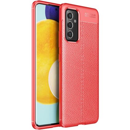 Mobigear Luxury Coque Samsung Galaxy A82 5G Coque arrière en TPU Souple - Rouge