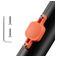 Mobigear Bicycle Coque Apple AirTag Coque Rigide - Orange