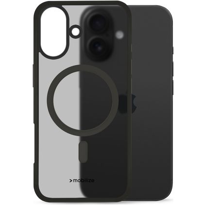 Mobilize Hybrid Pro Coque iPhone 17 MagSafe Coque arrière Rigide Anti-Chocs - Noir