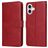 Mobigear Wallet Housse iPhone 17 Etui Porte-Monnaie - Rouge