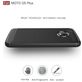 Mobigear Brushed Slim Coque Motorola Moto G5 Plus Coque arrière en TPU Souple - Noir