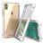 Mobigear Crystal Coque iPhone X Coque arrière Rigide - Blanc / Transparent