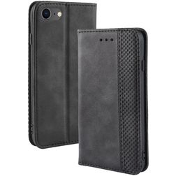Mobigear Sensation Housse iPhone 8 Etui Porte-Monnaie - Noir