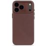 Decoded Coque iPhone 17 Pro Max Coque arrière en Cuir Véritable Anti-Chocs - Chocolate Brown