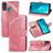 Mobigear Butterfly Housse HONOR 9X Lite Etui Porte-Monnaie - Rose
