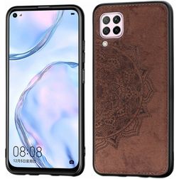 Mobigear Mandala Huawei P40 Lite Plastique rigide Coque arrière - Marron