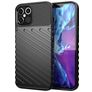 Mobigear Groove Coque iPhone 12 Pro Max Coque arrière en TPU Souple - Noir