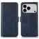 Mobigear Wallet Housse iPhone 17 Pro Etui Porte-Monnaie - Bleu