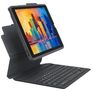 ZAGG Pro Keys Coque iPad 10 (2022) Etui Clavier Bluetooth QWERTY + Porte-crayon - Noir
