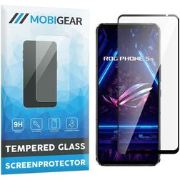 Mobigear Premium ASUS ROG Phone 5s Verre trempé Protection d'écran - Compatible coque - Noir