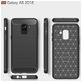 Mobigear Brushed Slim Coque Samsung Galaxy A8 (2018) Coque arrière en TPU Souple - Bleu Marin