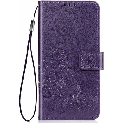 Mobigear Clover Samsung Galaxy S20 Étui Portefeuille - Violet