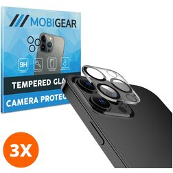 Mobigear iPhone 12 Pro Max Verre trempé Protection Caméra - Compatible Coque (Lot de 3)