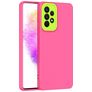 Mobigear Colors Coque Samsung Galaxy A73 Coque arrière en TPU Souple - Rose