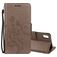 Mobigear Flowers Housse iPhone XR Etui Porte-Monnaie - Gris