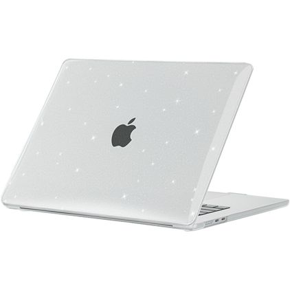 Mobigear Sparkle MacBook Air 15 Pouces (2023-2026) Coque - Transparent - Model A2941 / A3114 / A3241 / A3448
