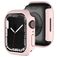 Mobigear Colors Coque Apple Watch - 45 mm Thin Coque Rigide - Rose