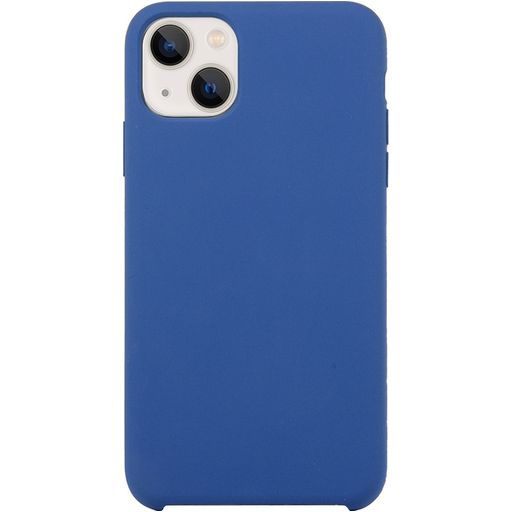 Mobigear Rubber Touch Coque iPhone 15 Plus Coque arrière en Silicone - Dark Blue