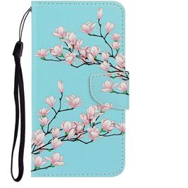 Mobigear Design Housse Xiaomi Redmi 9C Etui Porte-Monnaie - Fleur