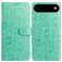 Mobigear Flowers Housse iPhone Air Etui Porte-Monnaie - Vert