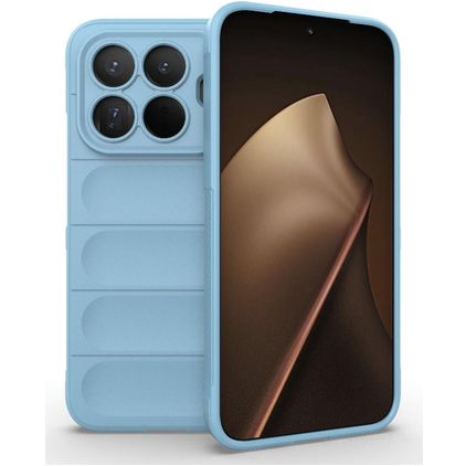 Mobigear Bumpy Coque Xiaomi 15T Pro Coque arrière en TPU Souple - Bleu