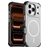 Mobigear Airbag Shockproof iPhone 17 Pro Max MagSafe Plastique rigide Coque arrière - Argent