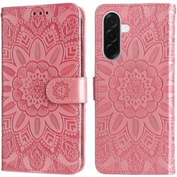 Mobigear Sunflower Samsung Galaxy A37 Étui Portefeuille - Rose doré