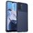 Mobigear Groove Coque Motorola Moto E22 Coque arrière en TPU Souple - Bleu