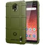 Mobigear Rugged Shield Coque Nokia 1 Plus Coque arrière en TPU Souple Anti-Chocs - Vert armée