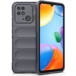 Mobigear Bumpy Coque Xiaomi Redmi 10C Coque arrière en TPU Souple - Charcoal
