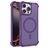 Mobigear Armor Shield Coque iPhone 16 Pro MagSafe Coque arrière Rigide - Violet