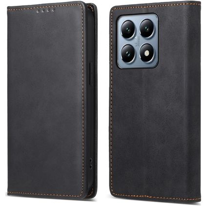 Mobigear Wallet Housse Xiaomi 14T Pro Etui Porte-Monnaie - Noir