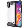 Mobigear Outdoor Coque Samsung Galaxy A71 Coque arrière Rigide Anti-Chocs - Argent