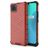 Mobigear Honeycomb Coque Realme C11 (2020) Coque arrière Rigide Anti-Chocs - Rouge